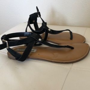 Steve Madden leather ankle strap sandal